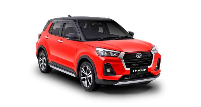 Tampak Perspektif Depan Daihatsu Rocky varian 1.0 R TC ADS (2)