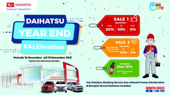 Daihatsu Year End SALEbration 18Nov - 18Des 2021