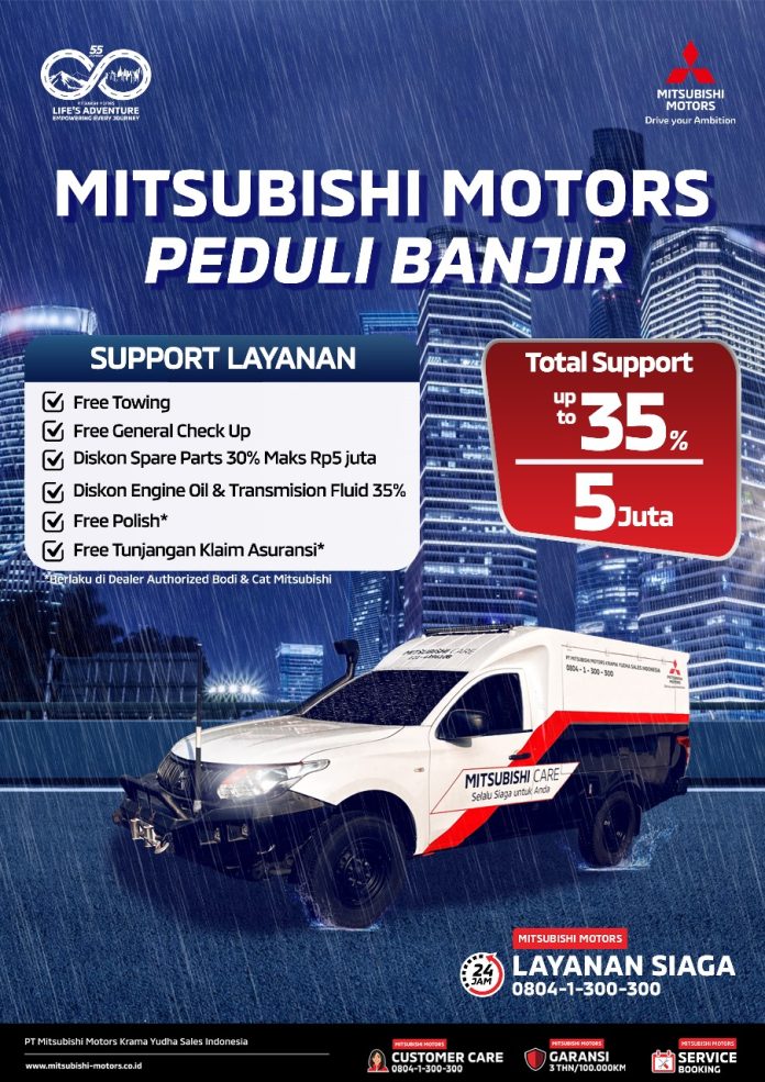 KV Mitsubishi Peduli Banjir 2025