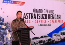 Isuzu Perluas Jaringan di Kendari dengan Pelayanan 3S