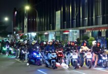 New Vario EVO 160 Night Ride ‘Leave It Behind’, WMS Ajak Komunitas Nikmati Serunya Riding Malam